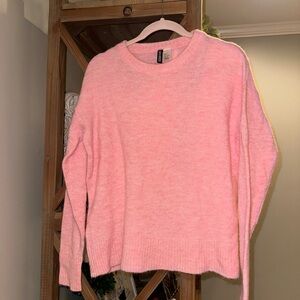 H&M Pink Crewneck Sweater